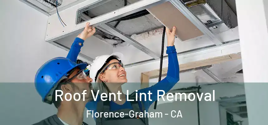 Roof Vent Lint Removal Florence-Graham - CA